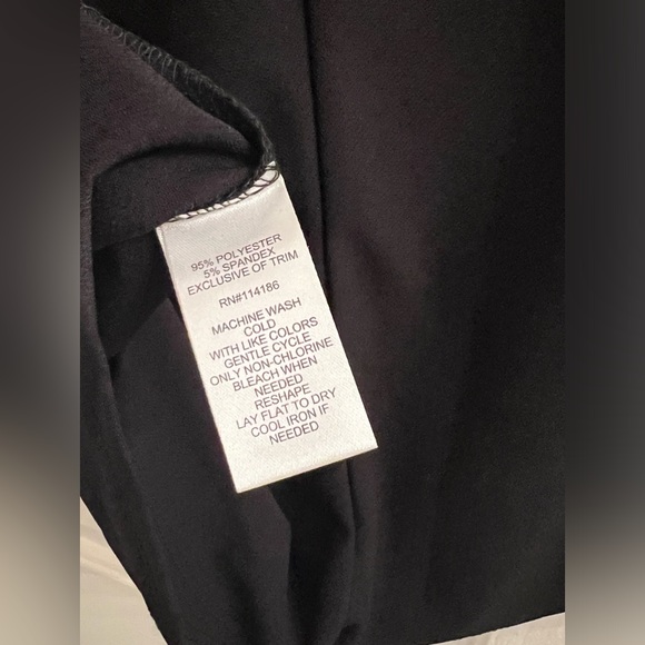 Size small black upper gold sequin mesh sleeve design shirt top - Picture 5 of 6